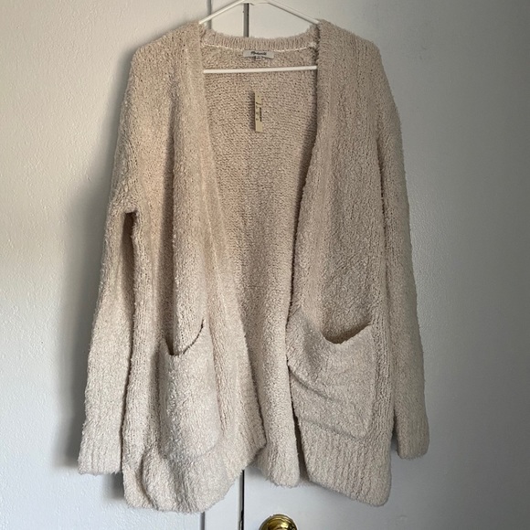 teddy cardigan sweater